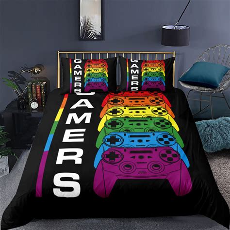 Our comforter promises sweet vacation-quality slumber. . Gamer comforter